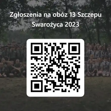 Kod QR z linkiem do zgłoszeń